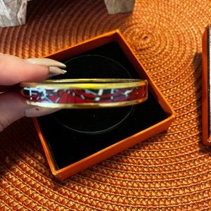 Authentic Hermes enamel bangle!
